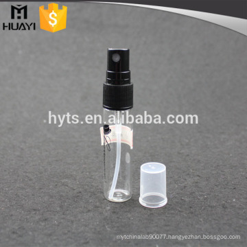 clear glass empty sprayer tube vials 10ml for perfume with your own logo